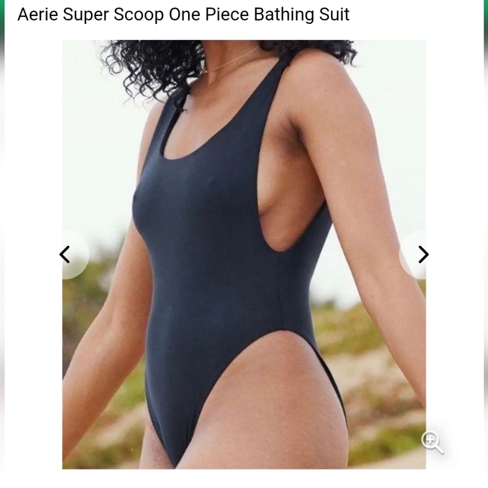 AERIE One Piece Swim Black XS